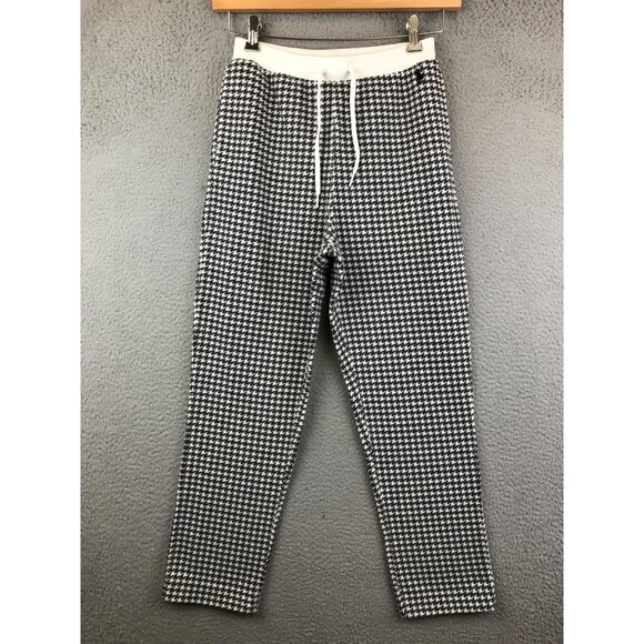 Polo Denim and Supply Women's Houndstooth Check Fleece String Banding XS - Picture 1 of 10